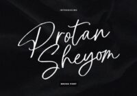 Protan Sheyom Font - Featured Image