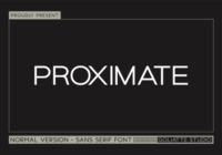 Proximate Font - Featured Image