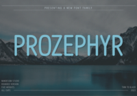Prozephyr Rounded Font - Featured Image