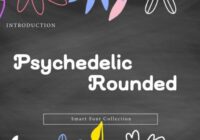 Psychedelic Rounded Font - Featured Image