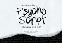 Psycho Script Font - Featured Image
