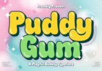 Puddy Gum Font - Featured Image
