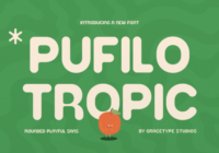 Pufilo Tropic Font - Featured Image