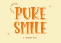 Puke Smile Font - Featured Image