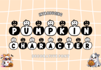 Pumpkin Character Font - Featured Image