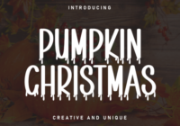 Pumpkin Christmas Font - Featured Image