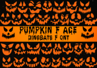 Pumpkin Face Font - Featured Image
