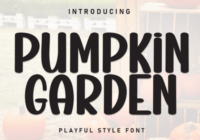 Pumpkin Garden Font - Featured Image