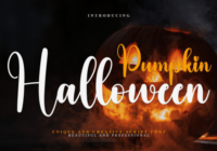 Pumpkin Halloween Font - Featured Image