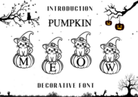 Pumpkin Meow Font - Featured Image
