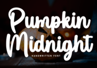 Pumpkin Midnight Font - Featured Image