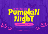 Pumpkin Night Font - Featured Image