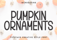 Pumpkin Ornaments Font - Featured Image
