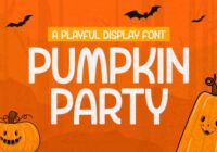 Pumpkin Party Font - Featured Image