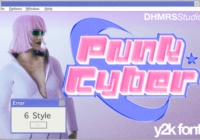 Punk Cyber Font - Featured Image
