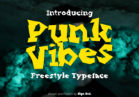 Punk Vibes Font - Featured Image