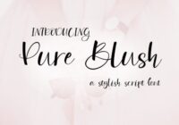 Pure Blush Font - Featured Image