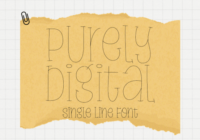 Purely Digital Font - Featured Image