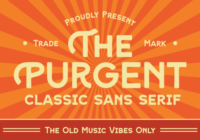 Purgent Font - Featured Image