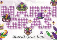 Purple Mardi Gras Festival  Font - Featured Image