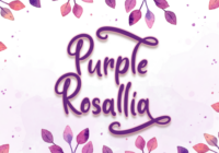 Purple Rosallia Font - Featured Image