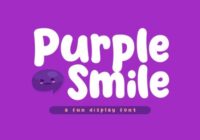 Purple Smile Font - Featured Image