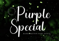 Purple Special Font - Featured Image