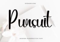 Pursuit Font - Featured Image