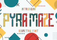 Pyra Maze Font - Featured Image