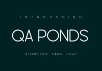 Qa Ponds Font - Featured Image