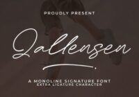 Qallensen Font - Featured Image