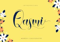 Qasmi Script Font - Featured Image