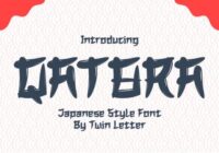 Qatara Font - Featured Image