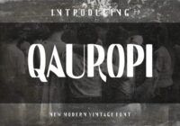 Qauropi Font - Featured Image