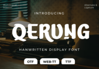 Qerung Font - Featured Image