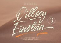 Qillsey Einstein Font - Featured Image