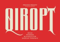 Qiropt Font - Featured Image