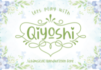 Qiyoshi Font - Featured Image