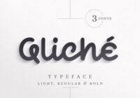 Qliché Font - Featured Image