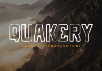 Quakery Font - Featured Image