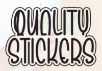 Quality Stickers Font - Featured Image