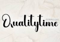 Qualitytime Font - Featured Image