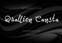 Quallien Cansta Font - Featured Image