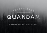 Quandam Font - Featured Image