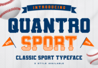 Quantro Sport Font - Featured Image
