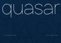 Quasar Font - Featured Image