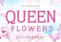 Queen Flowers Font - Featured Image