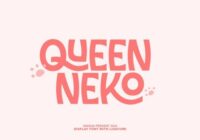 Queen Neko Font - Featured Image