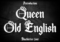 Queen Old English Font - Featured Image