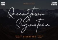Queenstown Signature Font - Featured Image